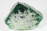 Green, Cubic Fluorite Crystal - Highly Fluorescent! #183897-2